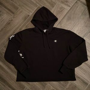 Champion®️ | Reverse Weave Cropped Cut-off Hoodie